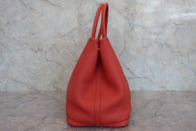 将图片加载到图库查看器,HERMES GARDEN PARTY PM Country leather Sanguine □Q刻印 Tote bag 800070051