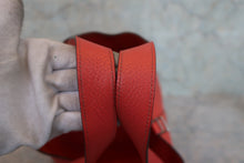 画像をギャラリービューアに読み込む, HERMES/エルメス ピコタンロックMM トリヨンクレマンス ルージュピヴォワンヌ R刻印 ハンドバッグ 800020237