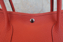 将图片加载到图库查看器,HERMES GARDEN PARTY PM Country leather Sanguine □Q刻印 Tote bag 800070051