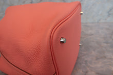 Load image into Gallery viewer, HERMES PICOTIN LOCK MM Clemence leather Crevette □Q Engraving Hand bag 700090199