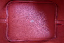 画像をギャラリービューアに読み込む, HERMES/エルメス ピコタンロックMM トリヨンクレマンス ルージュピヴォワンヌ R刻印 ハンドバッグ 800020237