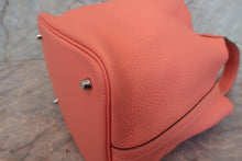 Load image into Gallery viewer, HERMES PICOTIN LOCK MM Clemence leather Crevette □Q Engraving Hand bag 700090199