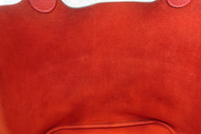 画像をギャラリービューアに読み込む, HERMES/エルメス ピコタンロックMM トリヨンクレマンス ルージュピヴォワンヌ R刻印 ハンドバッグ 800020237