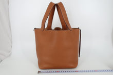 Load image into Gallery viewer, HERMES PICOTIN LOCK MM Clemence leather Gold □R Engraving Hand bag 800100030