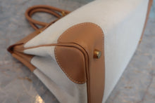 画像をギャラリービューアに読み込む, HERMES/エルメス バーキン35 トワルアッシュ/クシュベル ベージュ/ナチュラル □C刻印 ハンドバッグ 800030105