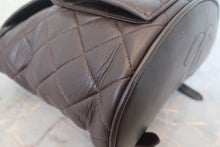 Load image into Gallery viewer, CHANEL Matelasse chain back pack Lambskin Brown/Gold hadware Back pack 700120092