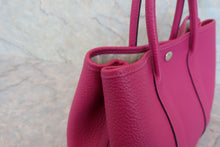 将图片加载到图库查看器,HERMES GARDEN PARTY TPM Country leather Rose purple C刻印 Tote bag 800070071