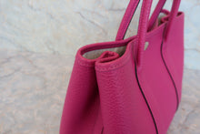 将图片加载到图库查看器,HERMES GARDEN PARTY TPM Country leather Rose purple C刻印 Tote bag 800070071