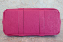 将图片加载到图库查看器,HERMES GARDEN PARTY TPM Country leather Rose purple C刻印 Tote bag 800070071