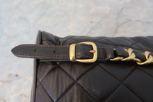 Load image into Gallery viewer, CHANEL Matelasse chain back pack Lambskin Brown/Gold hadware Back pack 700120092