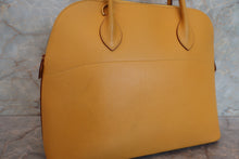 画像をギャラリービューアに読み込む, HERMES/エルメス ボリード35 クシュベル ジョーヌ 〇Z刻印 ショルダーバッグ 700080128