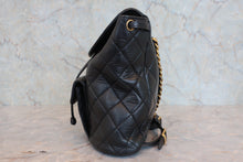 Load image into Gallery viewer, CHANEL Matelasse chain back pack Lambskin Black/Gold hadware Back pack 800050149