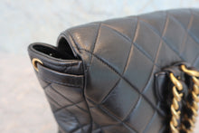 Load image into Gallery viewer, CHANEL Matelasse chain back pack Lambskin Black/Gold hadware Back pack 800050149
