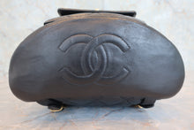 Load image into Gallery viewer, CHANEL Matelasse chain back pack Lambskin Black/Gold hadware Back pack 800050149