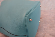 Load image into Gallery viewer, HERMES PICOTIN LOCK MM Clemence leather Blue atoll T Engraving Hand bag 700090195