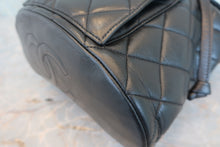 Load image into Gallery viewer, CHANEL Matelasse chain back pack Lambskin Black/Gold hadware Back pack 800050149