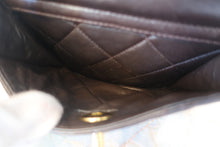 Load image into Gallery viewer, CHANEL Matelasse chain back pack Lambskin Brown/Gold hadware Back pack 700120092