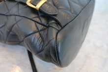 Load image into Gallery viewer, CHANEL Matelasse chain back pack Lambskin Black/Gold hadware Back pack 800050149