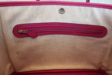 将图片加载到图库查看器,HERMES GARDEN PARTY TPM Country leather Rose purple C刻印 Tote bag 800070071