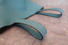 Load image into Gallery viewer, HERMES PICOTIN LOCK MM Clemence leather Blue atoll T Engraving Hand bag 700090195