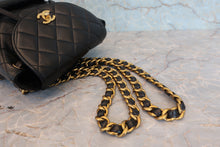 Load image into Gallery viewer, CHANEL Matelasse chain back pack Lambskin Black/Gold hadware Back pack 800050149