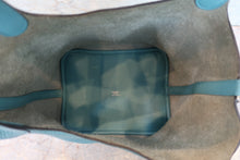 Load image into Gallery viewer, HERMES PICOTIN LOCK MM Clemence leather Blue atoll T Engraving Hand bag 700090195