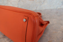 画像をギャラリービューアに読み込む, HERMES/エルメス バーキン30 トゴ オレンジ □J刻印 ハンドバッグ 700110003