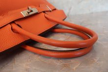 画像をギャラリービューアに読み込む, HERMES/エルメス バーキン30 トゴ オレンジ □J刻印 ハンドバッグ 700110003