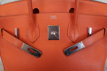 画像をギャラリービューアに読み込む, HERMES/エルメス バーキン30 トゴ オレンジ □J刻印 ハンドバッグ 700110003
