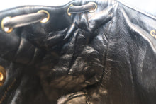 Load image into Gallery viewer, CHANEL Matelasse chain back pack Lambskin Black/Gold hadware Back pack 800050149