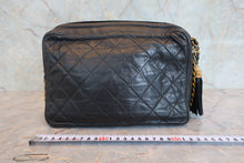 画像をギャラリービューアに読み込む, CHANEL/シャネル マトラッセフリンジチェーンショルダーバッグ ラムスキン ブラック/ゴールド金具 ショルダーバッグ 800080123