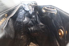 Load image into Gallery viewer, CHANEL Matelasse chain back pack Lambskin Black/Gold hadware Back pack 800050149