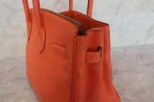 画像をギャラリービューアに読み込む, HERMES/エルメス バーキン30 トゴ オレンジ □J刻印 ハンドバッグ 700110003