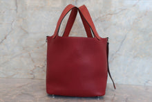 画像をギャラリービューアに読み込む, HERMES/エルメス ピコタンロックカザックPM トリヨンクレマンス/ヴォースイフト ルージュアッシュ/ブリック □R刻印 ハンドバッグ 700080171