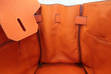 画像をギャラリービューアに読み込む, HERMES/エルメス バーキン30 トゴ オレンジ □J刻印 ハンドバッグ 700110003