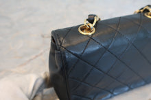 Load image into Gallery viewer, CHANEL Mini Matelasse chain shoulder bag Lambskin Black/Gold hadware Shoulder bag 800050152