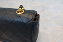 Load image into Gallery viewer, CHANEL Mini Matelasse chain shoulder bag Lambskin Black/Gold hadware Shoulder bag 800050152