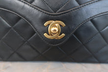 画像をギャラリービューアに読み込む, CHANEL/シャネル マトラッセチェーンショルダーバッグ ラムスキン ブラック/ゴールド金具 ショルダーバッグ 800020253