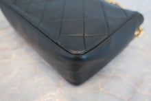 Load image into Gallery viewer, CHANEL Mini Matelasse chain shoulder bag Lambskin Black/Gold hadware Shoulder bag 800050152