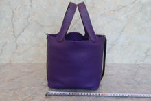 画像をギャラリービューアに読み込む, HERMES/エルメス ピコタンロックPM トリヨンクレマンス アイリス □N刻印 ハンドバッグ 800010043