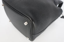 Load image into Gallery viewer, HERMES PICOTIN LOCK PM Clemence leather Black U Engraving Hand bag 800100018