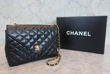 画像をギャラリービューアに読み込む, CHANEL/シャネル マトラッセチェーンショルダーバッグ ラムスキン ブラック/ゴールド金具 ショルダーバッグ 800080171