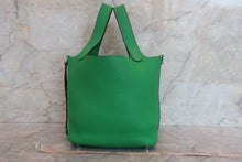 Load image into Gallery viewer, HERMES PICOTIN LOCK PM Clemence leather Bambou □R Engraving Hand bag 700080180