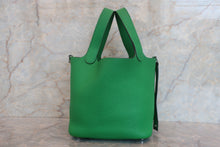 Load image into Gallery viewer, HERMES PICOTIN LOCK PM Clemence leather Bambou □R Engraving Hand bag 700080180