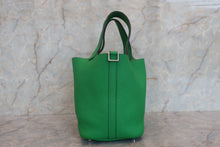 Load image into Gallery viewer, HERMES PICOTIN LOCK PM Clemence leather Bambou □R Engraving Hand bag 700080180