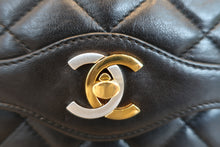 画像をギャラリービューアに読み込む, CHANEL/シャネル パリ限定マトラッセダブルフラップチェーンショルダーバッグ ラムスキン ブラック/ゴールド金具 ショルダーバッグ 800050133