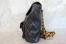 將圖片載入圖庫檢視器 CHANEL/シャネル マトラッセチェーンリュック ラムスキン ブラック/ゴールド金具 リュック 700090222