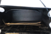 Load image into Gallery viewer, HERMES KELLY 25 Crocodile Alligator Black □B Engraving Shoulder bag 600040130