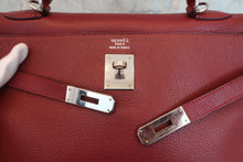 画像をギャラリービューアに読み込む, HERMES/エルメス ケリー35 トリヨンクレマンス ルージュアッシュ □F刻印 ショルダーバッグ 800080210