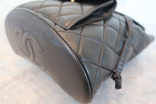 將圖片載入圖庫檢視器 CHANEL/シャネル マトラッセチェーンリュック ラムスキン ブラック/ゴールド金具 リュック 700090222